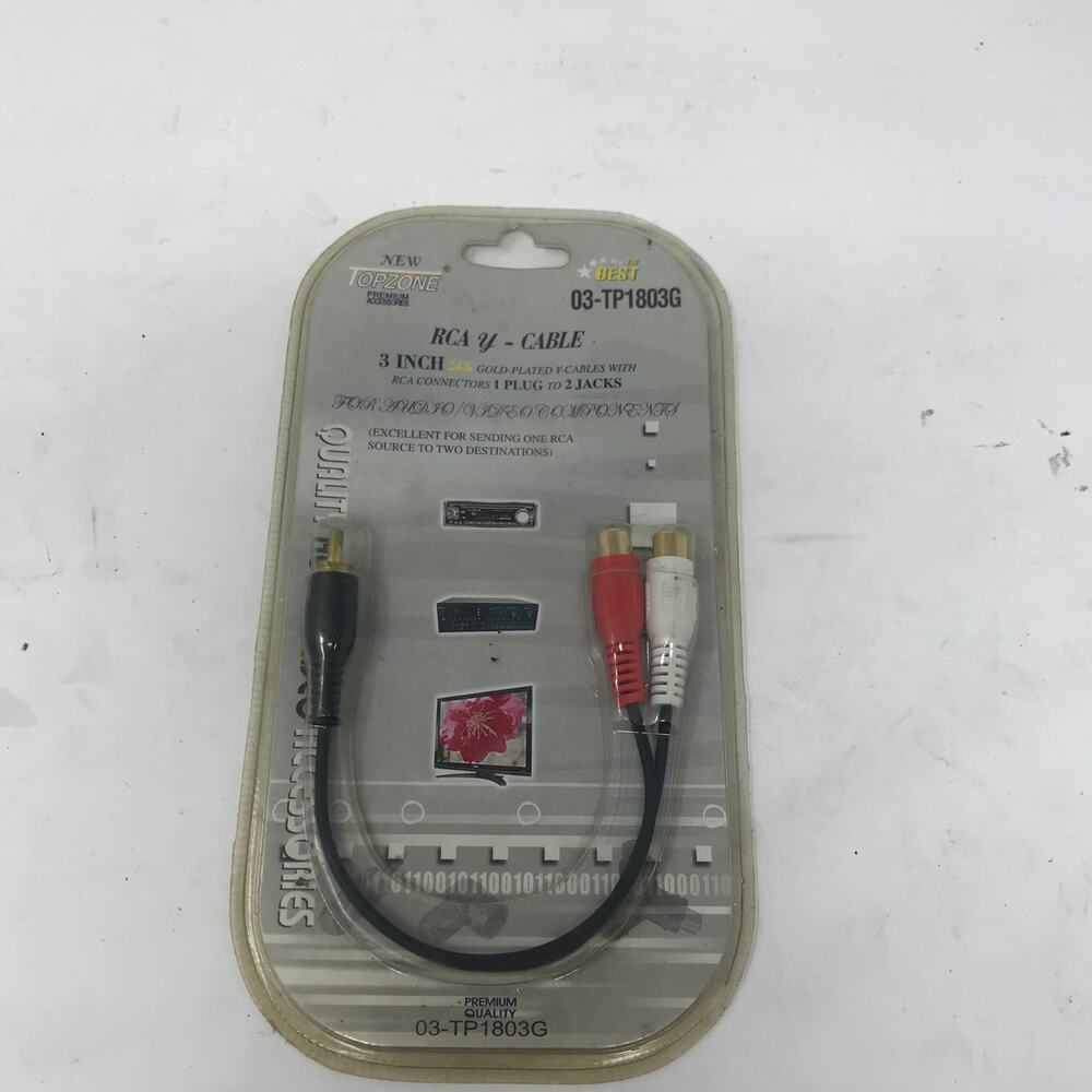 Topzone RCA Y Cable